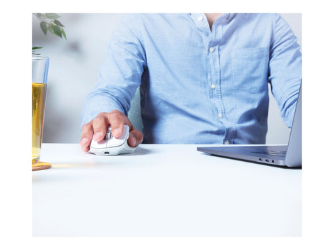 TRUST Souris sans fil OZAA Compact multi-connexion - Blanche