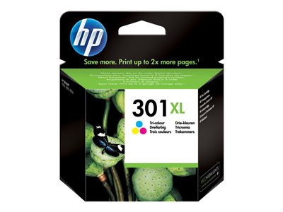 HP 301XL ink color blister
