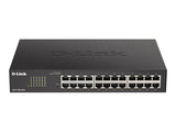 D-LINK 24-Port Layer2 Smart Gigabit Switch 24x 10/100/1000Mbps TP RJ-45 Port802.3x Flow Control Trunking up to 8 Ports