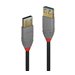 LINDY 0.5m USB 3.0 A m/f Cable Anthra
