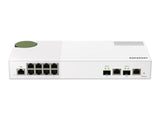 QNAP QSW-M2108-2C 8 port 2.5Gbps 2 port 10Gbps SFP+/ NBASE-T Combo web managed switch