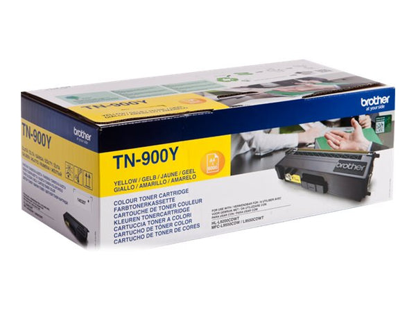 BROTHER TN-900Y cartouche de toner jaune très haute capacité 6.000 pages pack de 1