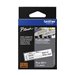 BROTHER FLe-2511 Bk On White Flag Tape