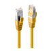 LINDY 1.5m Cat.6A S/FTP LSZH Cable Yel