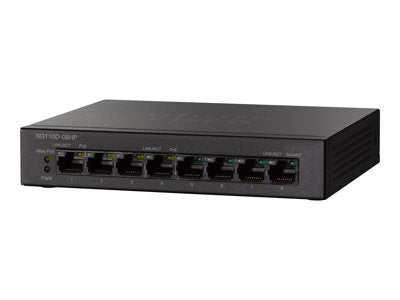 CISCO SG110D-08HP 8-Port PoE Gigabit
