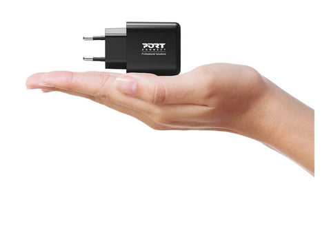 PORT DESIGNS CHARGEUR GaN 65W USB-C & USB-A
