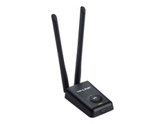 TP-LINK 300Mbps High Power Wireless USB Adapter 2.4GHz 802.11b/g/n High Power up to 500mw 2x5dBi detachable RP-SMA antennas 1xUSB