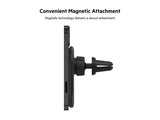 BELKIN BOOST CHARGE Magnetic wireless Car Vent Mount + Car Charger No CLA Black