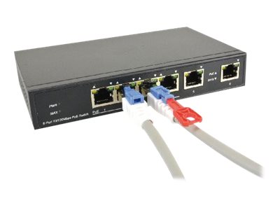 MCL CAT6A S/FTP LSZH Patch cable lockabled - 1m