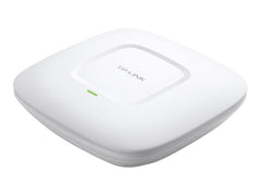 TP LINK 300Mbps Point d accès plafonnier WifI N  Qualcomm 300Mbps at 2.4GHz 802.11b/g/n 1 10/100Mbps LAN 802.3af PoE Supported Centr