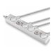 LINDY Mains 6 way gang socket
