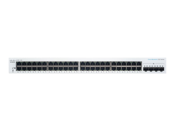 CISCO Business Switching CBS220 Smart 48-port Gigabit 4x10G SFP+ uplink