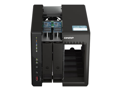 QNAP TS-253E-8G 2-bay desktop NAS Intel Celeron J6412 4C 2.0GHz burst 2.6GHz onboard 8Go RAM 2xHDMI 1.4b 2xM.2 2280 PCIe slots