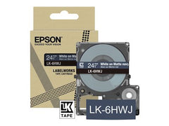 EPSON Matte Tape Navy/White 24mm 8m