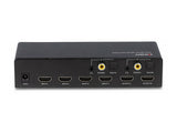 LINDY 4x2 HDMI 2.0 4K 18G Matrix Switch with Audio Extractor Optical Out or 3.5mm Jack 4K 3840x2160at60Hz 8bit