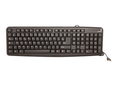 URBAN FACTORY Clavier filaire - USB 2.0 black - Azerty