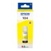 EPSON 1LB 104 EcoTank Yellow ink bottle