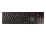 CHERRY KC 6000 Slim Corded Keyboard - USB - BLACK - US-Englisch with EURO Symbol (US)