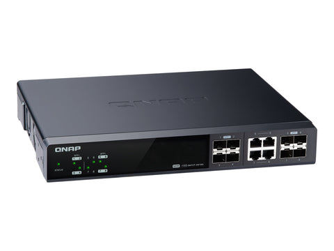 QNAP QSW-M804-4C Managed Switch 8 port of 10GbE port speed 4 port SFP+ 4 port SFP+/ NBASE-T