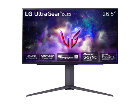 LG 27GS95QE-B 27p QHD Monitor gaming OLED 16/9 240Hz 275cd/m2 0.03ms HDMI DP