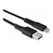 LINDY 0.5m USB to Lightning Cable black