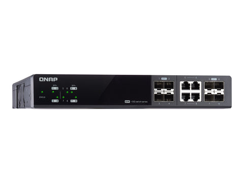 QNAP QSW-M804-4C Managed Switch 8 port of 10GbE port speed 4 port SFP+ 4 port SFP+/ NBASE-T