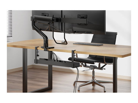 NEOMOUNTS Cable Management Tray max 5kg. clamp-on design universal black