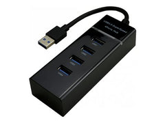 MCL 4 ports USB 3.0 hub - Black