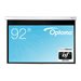 OPTOMA screen manual 92inch 16:9