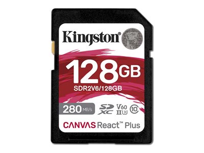 KINGSTON 128Go Canvas React Plus SDXC