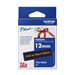 BROTHER P-Touch 12mm black/gold ribbon