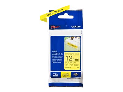 BROTHER RUBAN 12mm Noir/Jaune