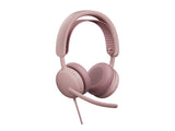LOGITECH Zone Wired 2 for Business - ROSE