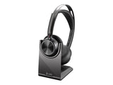 HP Poly Voyager Focus 2 USB-C-C Headset +USB-C/A Adapter +Charging Stand