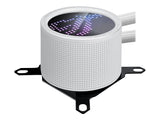 ASUS ROG RYUO III 240 ARGB white edition all-in-one CPU liquid cooler with Asetek 8th gen pump solution and Anime Matrix LED Display