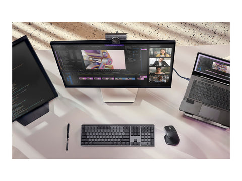 LOGITECH Master Series MX Brio Live streaming camera colour 8.5 MP 3840 x 2160 1080p 4K audio wired USB-C