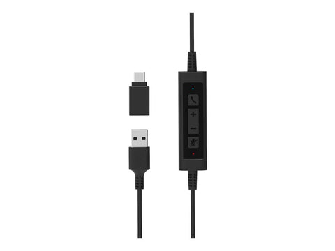 PORT DESIGNS Stereo Headset Active Office Usb Mic Office