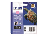 EPSON 5LB T1576 ink cartridge vivid light magenta standard capacity 1-pack blister without alarm