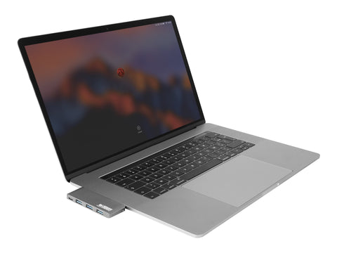 URBAN FACTORY TYPE-C HUB 3xUSB 3.0 DARK GREY