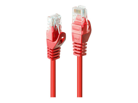 LINDY Basic Cat.6 U/UTP Cable Red 2m