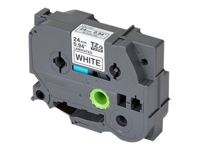BROTHER P-TOUCH TZE-251 noir sur blanc 24mm