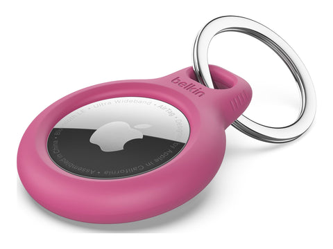 BELKIN Airtag Protection avec porte-clés Rose