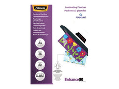 FELLOWES IL POCHETTES A4 80 MICRONS X 25