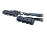 APC Data Distribution Cable CAT6 UTP CMR 6XRJ-45 Black 35FT 10,6m