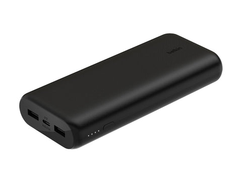 BELKIN BOOST CHARGE 20 000 mAh PD 20w 3 port Compact Powerbank Black