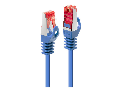 LINDY Basic Cat.6 S/FTP Cable Blue 0.5m Patch Cable