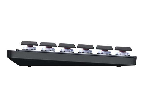 LOGITECH MX Mechanical Wireless Illuminated Performance Keyboard - GRAPHITE - (US) INTL - 2.4GHZ/BT - N/A - EMEA - TACTILE