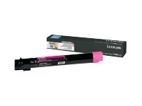 LEXMARK X950, X952, X954 cartouche de toner magenta très haute capacité 22.000 pages pack de 1