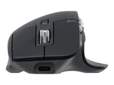 LOGITECH Master Series MX Master 3S Mouse ergonomic optical 7 buttons wireless Bluetooth 2.4 GHz Bolt USB receiver