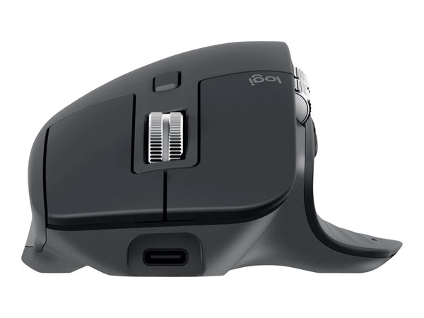 LOGITECH Master Series MX Master 3S Mouse ergonomic optical 7 buttons wireless Bluetooth 2.4 GHz Bolt USB receiver